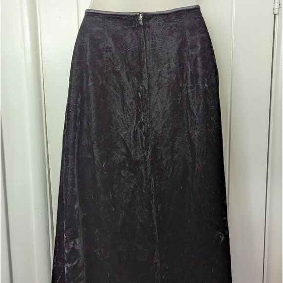 Scott McClintock 90s Velvet Whimsigoth Fairy Grunge Witchy Romantic Maxi Skirt 8 - Picture 5 of 9